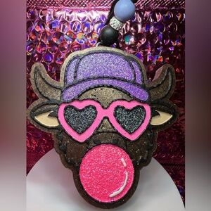 GlitteryPink and Purple Cow 🐮 car Freshie
